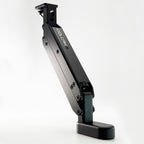 IDOLCAM 4X 4th axis stabilizer in black, mounted on smartphone