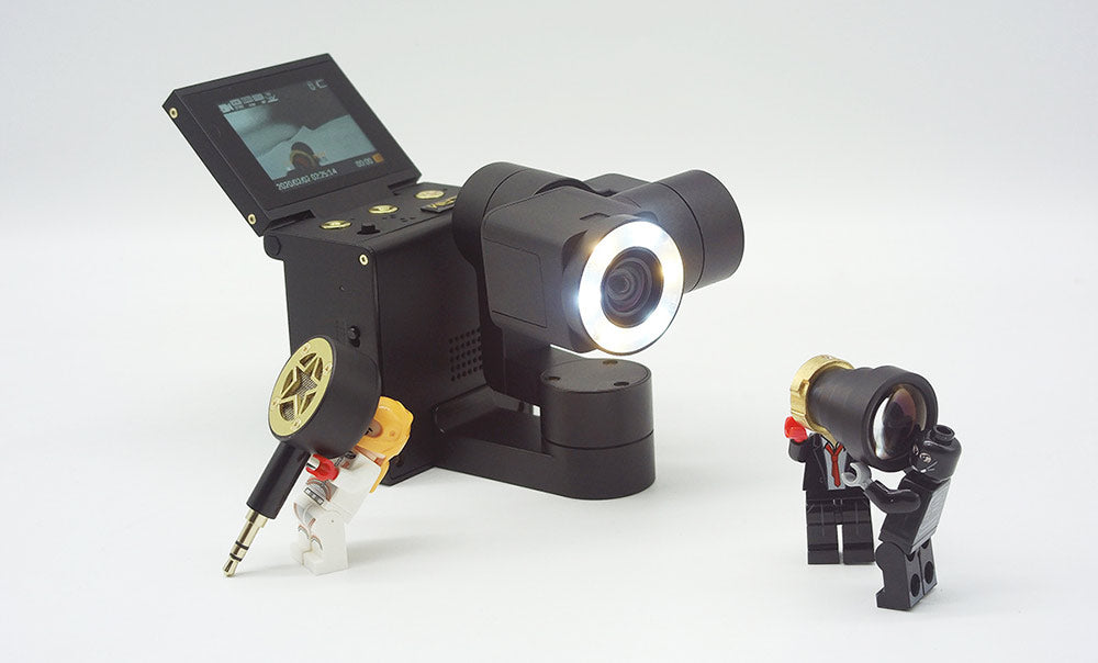 IDOLCAM with ring light, beauty light and 350mm lens