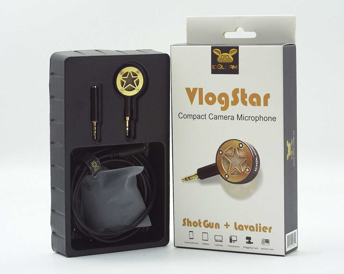 VlogStar microphone close-up