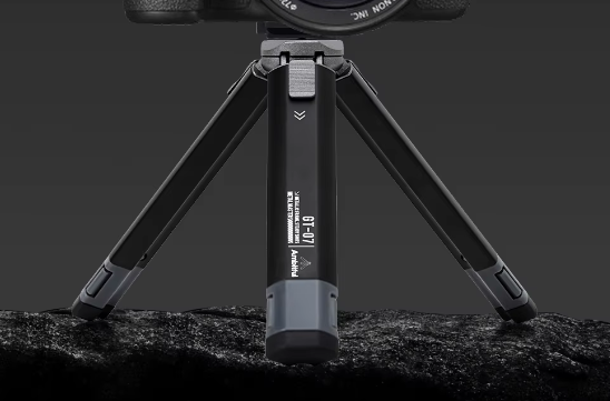Aluminum 2 Tier Table Top Mini Tripod with adjustable legs